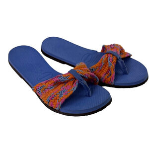 Havaianas Colourful Woven Thong Strap Flip Flop Sandals